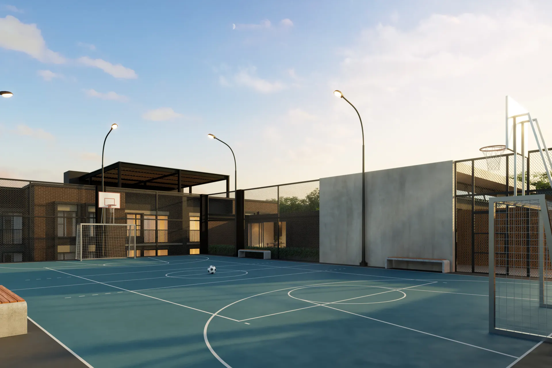 Cancha polideportiva de Torres Alta Vista
